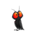 Creepy Cute Mothman V2 Vinyl Car Decal Sticker – Waterproof & UV-Resistant 3.4133333333333336"