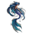 Cartoon Mermaid Tattoo Vinyl Car Decal Sticker – Waterproof & UV-Resistant 3.4133333333333336"