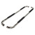 2x Toyota Tundra 2007-2021 | TFX Round Tube Side Steps | 3 Inch Round Bent | Polished Stainless Steel
