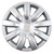 4x Custom Fit Silver Wheel Cover Set | Toyota Camry 2004-2006 | 15 Inch 9 Spoke Design