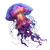 Magical Jellyfish Vinyl Car Decal Sticker – Waterproof & UV-Resistant 3.4133333333333336"