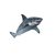 Jumping Shark V4 Vinyl Car Decal Sticker – Waterproof & UV-Resistant 3.4133333333333336"