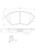 4x Brembo Brake Pads | Ceramic Set Of 4 | 2014-2018 Mazda 3