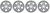 4x Transforms OEM Wheels|16 Inch Hyunda: Sonata Wheel Skin|Set Of 4