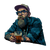 Angry Hipster Lumberjack V3 Vinyl Car Decal Sticker – Waterproof & UV-Resistant 3.4133333333333336"