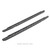 2x Heavy Duty Raptor-Style Running Board Kit | 5" Wide Zinc-Coated Steel | Complete with Drop Steps
