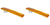 2x Quality Amber Side Marker Light Lens | Fits Various 1972-1986 Jeep Models | Easy Installation