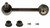 2x Moog Chassis Stabilizer Bar Link Kit | Problem Solver Powdered-Metal Gusher Bearing | OE Replacement, Enhanced Strength, Greasable Socket Design