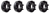 4x Coyote Wheel Adapters | Ultimate Fitment 6x135 at 1-1/2 Inch Thick | For Ford F-150, Expedition, Lincoln Navigator
