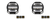 2x Triple-R Light 9 Inch Round Combo Beam LED | 9520 Raw Lumens, 87W, Black Housing