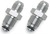 2x Precise -6 AN To 18mm Power Steering Adapter | 37° Seal, EnduraShine, Lightweight Steel