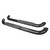 2x Ultimate Ford F-150,F-250, F-350 Nerf Bar | 4 Inch Black Steel | Mount Kit, Step Pads | Easy Install, Rocker Mount