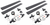2x E-Board E1 Running Board | Textured Black Aluminium | Electric Side Step | LED Lights | Toyota Tundra 2007-2021