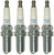 4x NGK ILFR6G-E Laser Iridium Spark Plug | Best OEM Spark Plug | Copper Center Electrode | Faster Starts, Lower Emissions