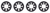 4x Transform Your Wheels with Gloss Black Snap-On Wheel Skins | Set of 4, Advanced Retention System, Lifetime Warranty