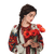 Ukrainian Woman With Poppies Vinyl Car Decal Sticker – Waterproof & UV-Resistant 3.4133333333333336"