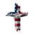 American Flag Cross Vinyl Car Decal Sticker – Waterproof & UV-Resistant 6.826666666666667"