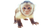 Ka'Apor Capuchin Monkey Vinyl Car Decal Sticker – Waterproof & UV-Resistant 2.72"