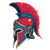 Spartan Helmet Illustration V4 Vinyl Car Decal Sticker – Waterproof & UV-Resistant 6.826666666666667"