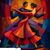 Flamenco Dancing Couple V2 Vinyl Car Decal Sticker – Waterproof & UV-Resistant 3.4133333333333336"