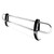 Black Horse Offroad Bumper Guard 8D93947SS Double Tube; Polished; Stainless Steel