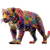 Colorful Jaguar V2 Vinyl Car Decal Sticker – Waterproof & UV-Resistant 6.826666666666667"