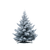 Snowy Christmas Tree V4 Vinyl Car Decal Sticker – Waterproof & UV-Resistant 6.826666666666667"