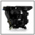 Spyder Automotive Headlight Assembly | Apex Series, Projector Beam with Daytime Running Light, LED Crystal Parking Light, Black Housing, Set of 2