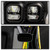Spyder Automotive Headlight Assembly | Apex Series, Projector Beam with Daytime Running Light, LED Crystal Parking Light, Black Housing, Set of 2