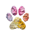 Dog Paw Print V5 Vinyl Car Decal Sticker – Waterproof & UV-Resistant 3.4133333333333336"