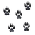 Greyhound Paw Prints Vinyl Car Decal Sticker – Waterproof & UV-Resistant 6.826666666666667"