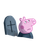 Peppa Pig Grave Vinyl Car Decal Sticker – Waterproof & UV-Resistant 3.4133333333333336"