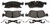 4x Superior OE Replacement Brake Pads | 2011-2022 | Dodge Durango, Jeep Grand Cherokee WK | R-Line Ceramic, Noise Reduction Kit
