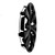 4x 2022-2023 Honda Civic | Gloss Black Wheel Cover Set, 16 Inch, 5 V Spoke, Snap-On Fit, Automotive ABS | 4 Pack