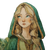 Medieval Religious Woman Vinyl Car Decal Sticker – Waterproof & UV-Resistant 3.4133333333333336"