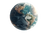 Stylized Earth Globe Vinyl Car Decal Sticker – Waterproof & UV-Resistant 5.97333333333333