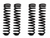 2x High-Quality Set of 2 Black Coil Springs | Fits Various 2005-2022 Ford F-250/F-350/F-450 | Lift 2-2-1/2" | Easy Install