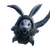 Frantic Space Bunny Vinyl Car Decal Sticker – Waterproof & UV-Resistant 3.4133333333333336"