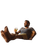 Man Relaxing On Sofa Vinyl Car Decal Sticker – Waterproof & UV-Resistant 4.1066666666666665"