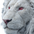 White Lion Portrait V3 Vinyl Car Decal Sticker – Waterproof & UV-Resistant 3.4133333333333336"