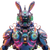 Cyber Rabbit Exosuit Vinyl Car Decal Sticker – Waterproof & UV-Resistant 3.4133333333333336"