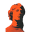 Androgynous Risograph Portrait Vinyl Car Decal Sticker – Waterproof & UV-Resistant 6.826666666666667"