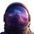 Space Helmet Reflection V2 Vinyl Car Decal Sticker – Waterproof & UV-Resistant 6.826666666666667"