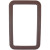 2x Durable Valterra Brown Exterior Window Frame | 15-3/4x24-3/4 | Quick Install, Factory Parts, Limited Warranty