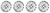 4x High-Quality 15 Inch Silver Wheel Covers | Set of 4 | 2005-2010 Fitment | Durable ABS Material