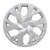 4x Quality Fitment 2018 Yaris Wheel Cover | Set Of 4 Silver 6 Spoke ABS Covers