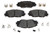 4x High-Performance Brake Pads | Fits Toyota RAV4, Corolla | Noise & Vibration Reduction | Ceramic | Raybestos Brakes