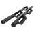 2x Upgrade Your 2021-2024 Ford Bronco with Westin Automotive HDX Nerf Bar | 3" Square Straight, Textured Black, Rocker Panel Mount