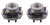 2x High-Performance Moog Wheel Bearing & Hub Assembly | Fits Dodge Ram 1500/2500/3500 2006-2008