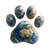 Earth Paw Planet Vinyl Car Decal Sticker – Waterproof & UV-Resistant 6.826666666666667"